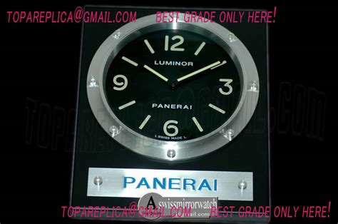 panerai pam 255 wall clock|black Panerai watch.